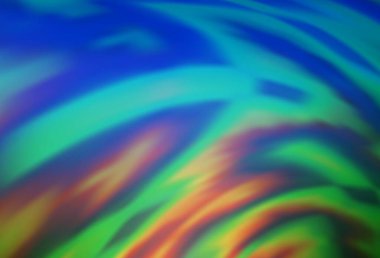 Açık mavi, yeşil vektör soyut bulanık arkaplan. Renkli soyut çizimler ve gradyan. İşiniz için yepyeni bir tasarım..