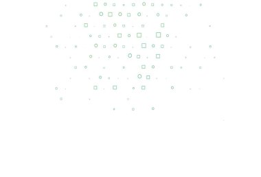 Küre ve kareli açık yeşil vektör deseni. Parlak, soyut çemberler ve küpler çizilmiş bir resim. Posterler, afişler için tasarım.