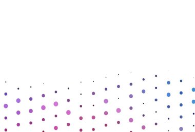 Açık mavi, noktalı kırmızı vektör arkaplanı. Soyut arka planda bulanık kabarcıklar ve renkli gradyan. Güzel web siteleri için desen.
