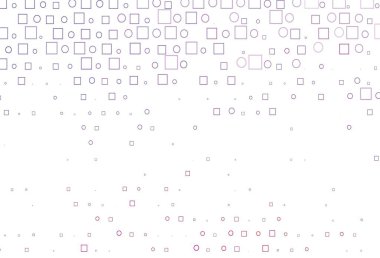 Açık pembe, dairesel ve dikdörtgenli mavi vektör arkaplan. Renkli daireler, dikdörtgenler ile soyut arkaplan. İş reklamları için tasarım.