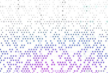 Açık pembe, diskleri olan mavi vektör dokusu. Doğa tarzında renkli baloncuklu soyut illüstrasyon. Suyun deseni, yağmur damlaları.