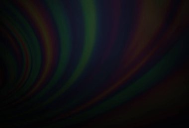 Dark Silver, eğri çizgileri olan gri vektör arkaplanı. Değişken çizgileri olan renkli soyut çizimler. Arkaplanlar için desenli dalga deseni.