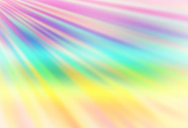 Açık Çokrenkli, düz çizgili Gökkuşağı vektör düzeni. Sopalı modern geometrik soyut çizim. Web siteleri, iniş sayfaları için desen.