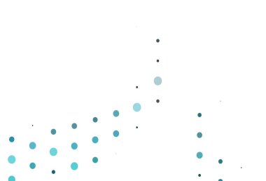 Daireli açık mavi vektör şablonu. Bulanık dekoratif tasarım baloncuklu soyut tarzda. İş reklamları için tasarım.