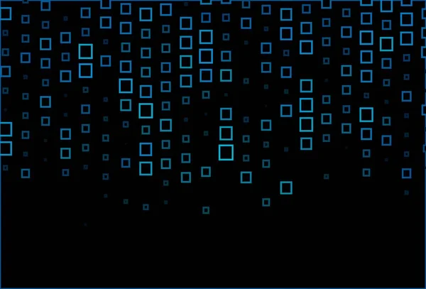 ダークブルーのベクトルの背景にRhombus カラフルな長方形と現代の抽象的なイラスト Cmの模様 — ストックベクタ