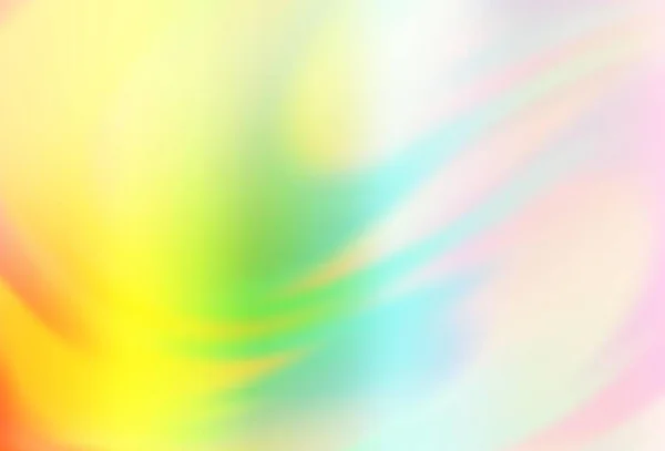 Modèle Lumineux Abstrait Multicolore Clair Vecteur Arc Ciel Illustration Colorée — Image vectorielle