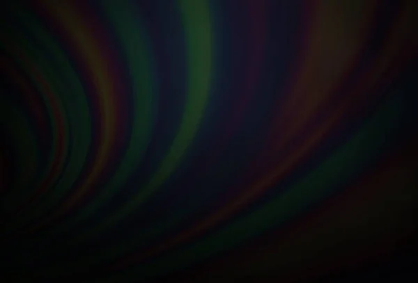 Σκούρο Ασημί Γκρι Διάνυσμα Φόντο Λυγισμένες Γραμμές Πολύχρωμη Αφηρημένη Απεικόνιση — Διανυσματικό Αρχείο