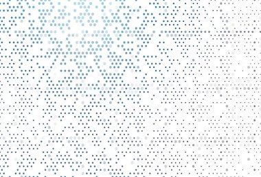 Küreli açık mavi vektör deseni. Doğa tarzında bulanık halkaları olan güzel renkli çizimler. İş reklamları için tasarım.