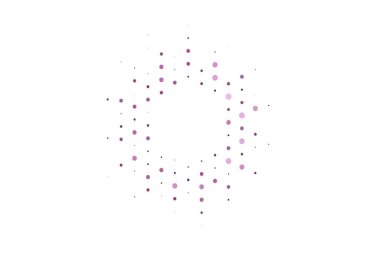 Açık pembe, diskli mavi vektör dokusu. Bulanık yağmur damlaları olan soyut bir çizim. İş reklamları için tasarım.