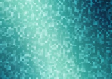 Açık mavi vektör deseni kare biçiminde. Renkli dikdörtgenlerle modern soyut çizimler. Reklamlar için desen.