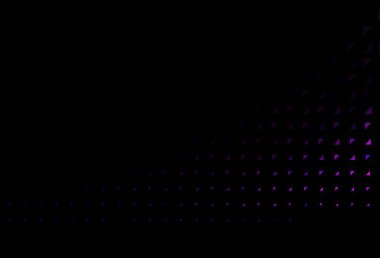 Daireli koyu mor vektör şablonu. Renkli su damlaları olan modern soyut çizimler. Posterler, afişler için tasarım.