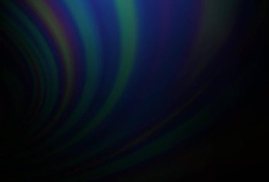 Koyu mavi kurdeleli vektör deseni. Mermer stili ve gradyanı olan yepyeni renkli çizimler. İşiniz için en iyi bulanık tasarım..