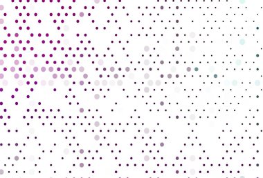 Çember şekilli açık mor vektör düzeni. Soyut arka planda bulanık kabarcıklar ve renkli gradyan. Marka kitabın için tamamen yeni bir şablon.