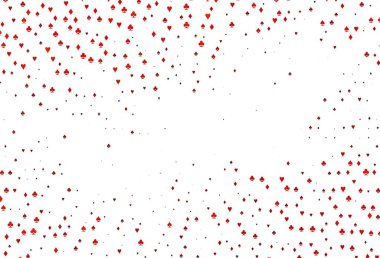 Light Orange vektör kapağı ve kumar sembolleri. Kupa, maça, sinek ve elmasların olduğu bir resim. Kitapçıklar, kumarhanelerin broşürleri..