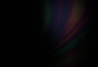 Çizgileri ve ovalleri olan koyu siyah vektör deseni. Mermer şeklinde parlak eğri çizimler. İş tasarımınız için şablon.