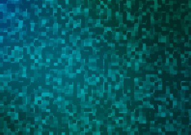 Çizgileri, dikdörtgenleri olan hafif BLUE vektör düzeni. Dikdörtgen şekilli soyut çizimler. İş ilanları, broşürler, broşürler için desen