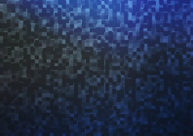 Çizgileri, dikdörtgenleri olan hafif BLUE vektör düzeni. Dikdörtgenli soyut gradyan çizimi. İş ilanları, broşürler, broşürler için desen