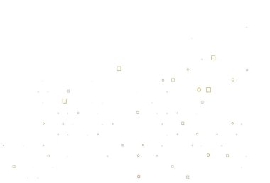 Dairesel ve dikdörtgenli açık siyah vektör arkaplan. Parlak, soyut çemberler ve küpler çizilmiş bir resim. Posterler, afişler için tasarım.