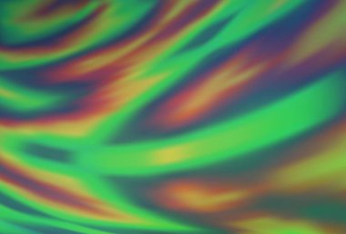 Açık yeşil vektör soyut parlak arkaplanı bulanıklaştırdı. Görüntü tarzında tamamen yeni bir renkli çizim. Tasarımının yeni yolu.