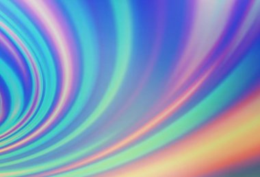 Açık mavi, kabarcık şekilli sarı vektör deseni. Çağdaş gradyan soyut çizgileri olan çizimler. İş tasarımınız için şablon.