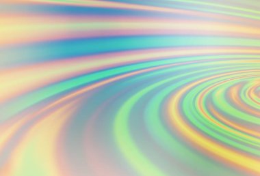 Açık mavi, çizgili yeşil vektör şablonu, oval. Mermer stili ve gradyanı olan yepyeni renkli çizimler. Reklamlarınız, posterleriniz, afişleriniz için yepyeni bir tasarım..