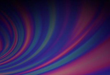 Bükülmüş kurdeleli koyu mor vektör şablonu. Mermer biçiminde ve gradyanlı geometrik illüstrasyon. Marka kitabı için zarif desen.