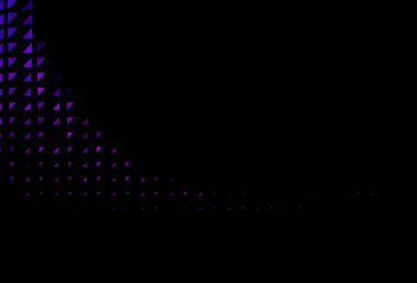 Kabarcıklı koyu mor vektör arkaplan. Parlak renkli soyut çemberlerin olduğu bir resim. Posterler, afişler için tasarım.