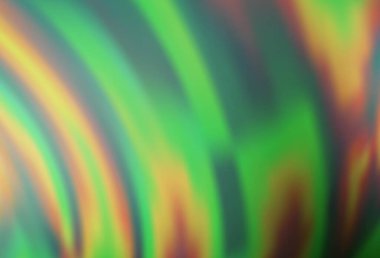 Açık yeşil kurdeleli vektör arka planı. Bulanık baloncuk şekilli bir örnek. Reklamlarınız, posterleriniz, afişleriniz için yepyeni bir tasarım..