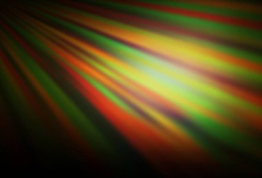 Koyu sarı, renkli çizgileri olan turuncu vektör dokusu. Sopalı modern geometrik soyut çizim. Reklamınız, posteriniz, afişiniz için en iyi tasarım.