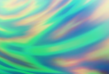 Açık mavi, yeşil vektör bulanık ve renkli desen. Soyut renkli gradyan çizimi. Tasarımlar için arka plan.