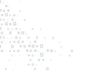 Disklerle, dikdörtgenlerle açık mavi vektör dokusu. Renkli daireler, dikdörtgenler ile soyut arkaplan. Marka kitabın için tamamen yeni bir şablon.