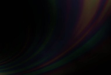 Koyu gümüş, baloncuk şekilli gri vektör şablonu. Bulanık çizgiler ve dairelerden oluşan parlak çizimler. Arkaplanlar için desenli dalga deseni.