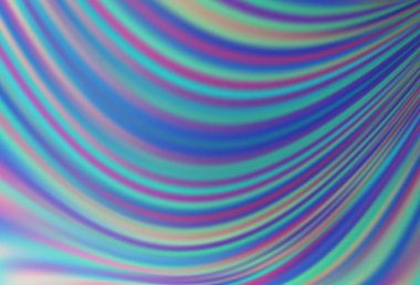 Kabarcık şekilli hafif BLUE vektör arkaplanı. Alnında çizgiler olan soyut bir çizim. İşiniz için en iyi bulanık tasarım..