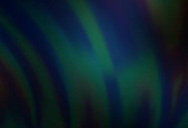 Bükülmüş çizgileri olan koyu mavi vektör şablonu. Soyut mermer tarzında, gradyanı olan renkli bir illüstrasyon. İşiniz için en iyi bulanık tasarım..