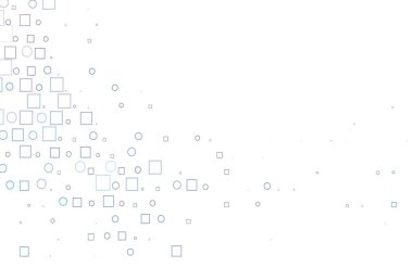 Açık Çoklu Renk, Gökkuşağı vektör arkaplanı noktalı, noktalı, küplü. Parlak, soyut çemberler ve küpler çizilmiş bir resim. Marka kitabın için tamamen yeni bir şablon.