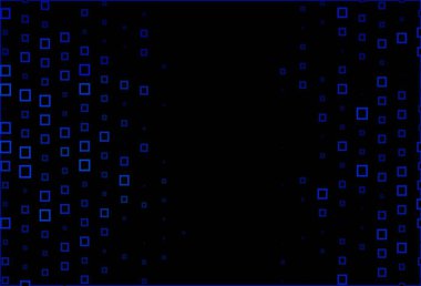 Çokgen biçiminde koyu mavi vektör arkaplanı. Dikdörtgenli soyut gradyan çizimi. Reklamlar için desen.