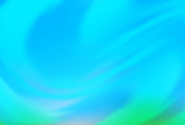 Açık mavi, yeşil vektör modern zarif arka plan. Gradyan tasarımlı, soyut, ışıltılı çizimler. İşiniz için yeni tasarım.