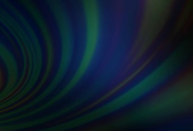 Sıvı şekilli koyu mavi vektör şablonu. Yarım ton mermer tarzında, gradyanı olan yaratıcı illüstrasyon. İş tasarımınız için tamamen yeni bir şablon.