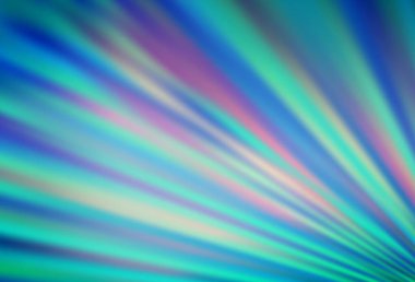 Uzun çizgileri olan açık mavi vektör arkaplanı. Bulanık dekoratif tasarım basit bir şekilde çizgilerle. İş ilanınız için akıllı tasarım.