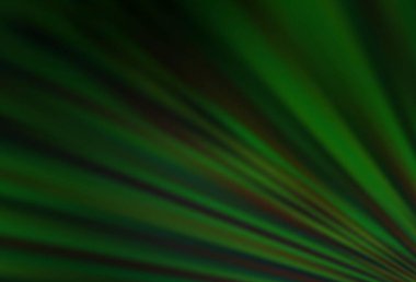 Düz çizgileri olan koyu yeşil vektör arkaplan. Sopalı modern geometrik soyut çizim. Reklamlar, posterler, afişler için desen.