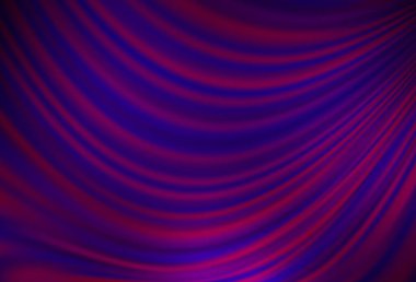 Bükülmüş kurdeleli koyu mor vektör şablonu. Mermer biçiminde ve gradyanlı geometrik illüstrasyon. Cep telefonu geçmişinin şablonu.