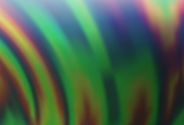 Soyut çizgileri olan açık yeşil vektör arkaplanı. Mermer stili ve gradyanı olan yepyeni renkli çizimler. Markan için yeni kompozisyon.