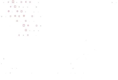 Açık kırmızı vektör çemberlerle kaplı, küplerle. Küplerle, dairelerle soyut çizimler. Marka kitabınız için şablon.