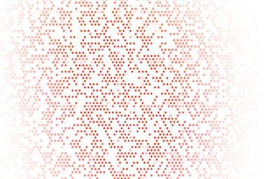 Kabarcıklı açık kırmızı vektör arka planı. Doğa tarzında renkli baloncuklu soyut illüstrasyon. Reklamlar, broşürler için desen.