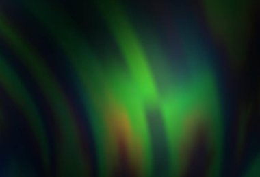 Koyu yeşil, bükülmüş çizgileri olan sarı vektör şablonu. Mermer biçiminde yaratıcı geometrik çizim ve gradyan. Reklamınız, broşürleriniz, broşürleriniz için yeni bir doku..