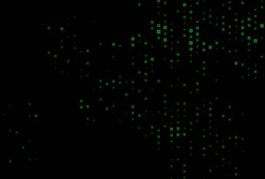 Koyu pembe, kare şeklinde mavi vektör deseni. Dikdörtgenli soyut gradyan çizimi. Reklamınız, posteriniz, afişiniz için en iyi tasarım.