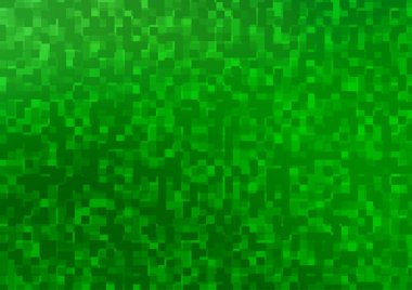 Dikdörtgenli açık yeşil vektör arkaplanı. Renkli dikdörtgenlerle modern soyut çizimler. Şablon bir arkaplan olarak kullanılabilir.