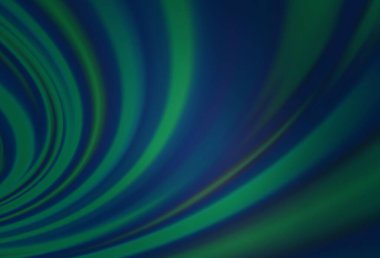 Bükülmüş kurdeleli koyu mavi vektör arka plan. Mermer şeklinde parlak eğri çizimler. Cep telefonu geçmişinin şablonu.