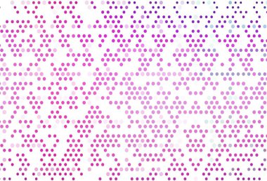 Açık Pembe, daireli mavi vektör şablonu. Doğa tarzında bulanık halkaları olan güzel renkli çizimler. Marka kitabın için tamamen yeni bir şablon.