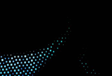 Koyu mavi, yeşil vektör kapağı çokgen biçiminde. Dikdörtgenli soyut gradyan çizimi. İniş sayfası için modern şablon.